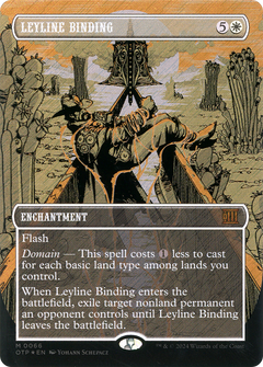 Leyline Binding (Textured Foil) [Outlaws of Thunder Junction: Breaking News]-1