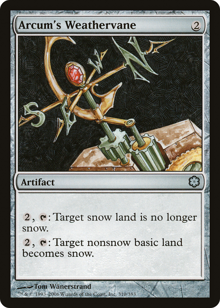 Arcum's Weathervane [Coldsnap Theme Decks]-1