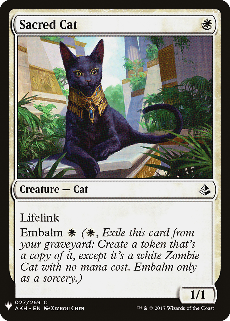 Sacred Cat [Mystery Booster]-1