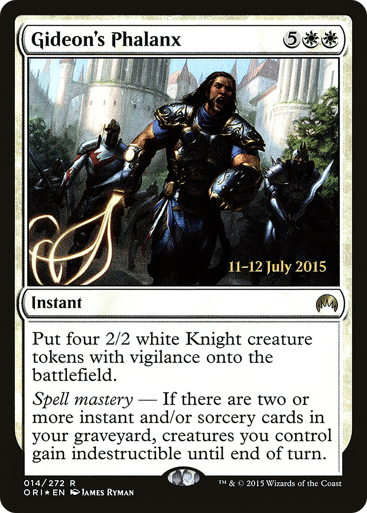 Gideon's Phalanx [Magic Origins Prerelease Promos]-1