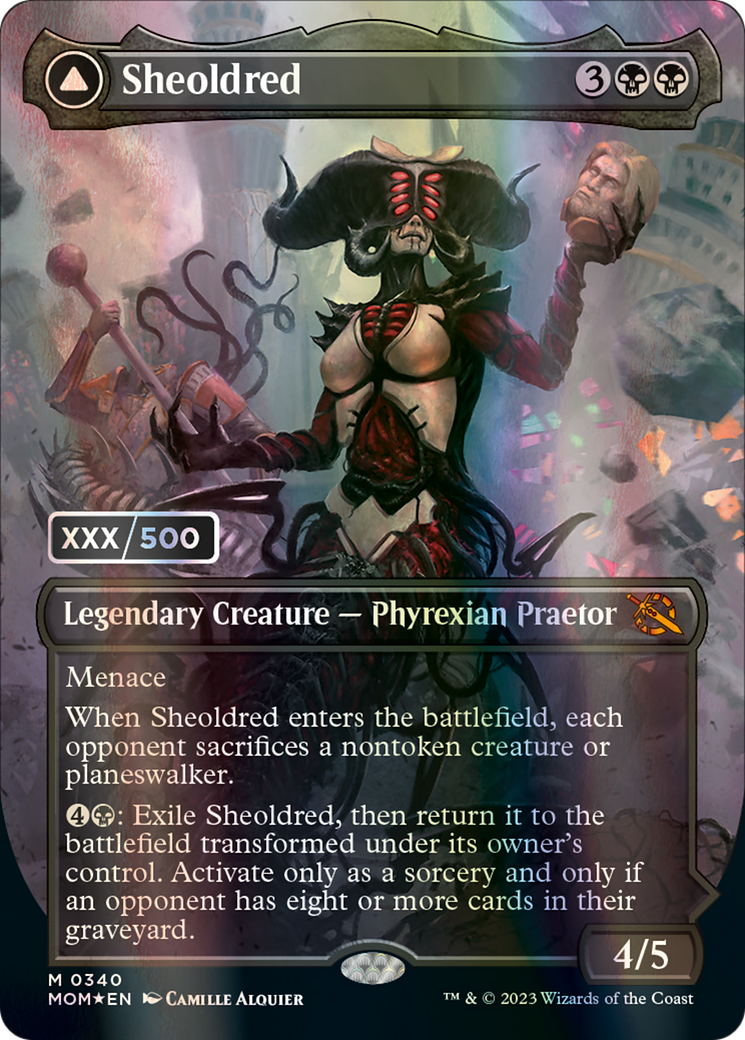 Sheoldred // The True Scriptures (Serialized) [March of the Machine]-1
