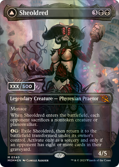 Sheoldred // The True Scriptures (Serialized) [March of the Machine]-1