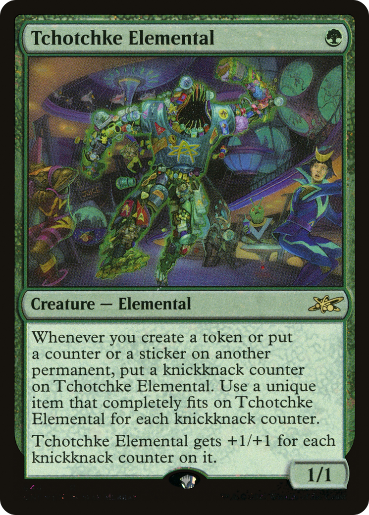 Tchotchke Elemental (Galaxy Foil) [Unfinity]-1
