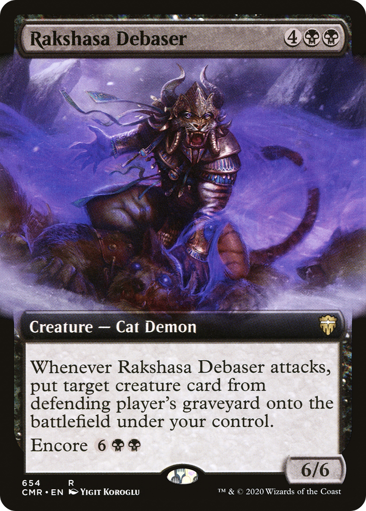 Rakshasa Debaser (Extended Art) [Commander Legends]-1