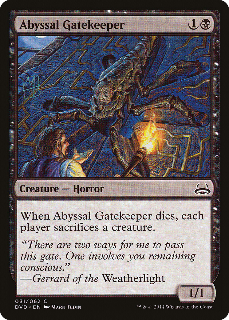Abyssal Gatekeeper (Divine vs. Demonic) [Duel Decks Anthology]-1