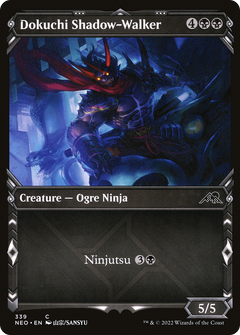 Dokuchi Shadow-Walker (Showcase Ninja) [Kamigawa: Neon Dynasty]-1