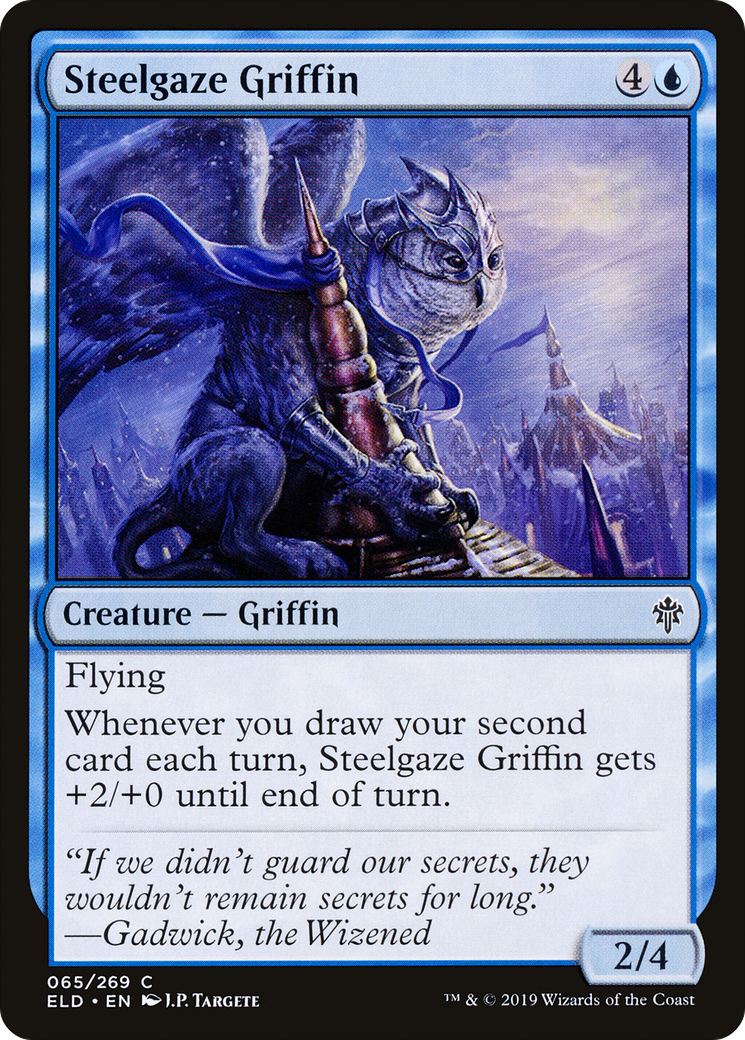 Steelgaze Griffin [Throne of Eldraine]-1