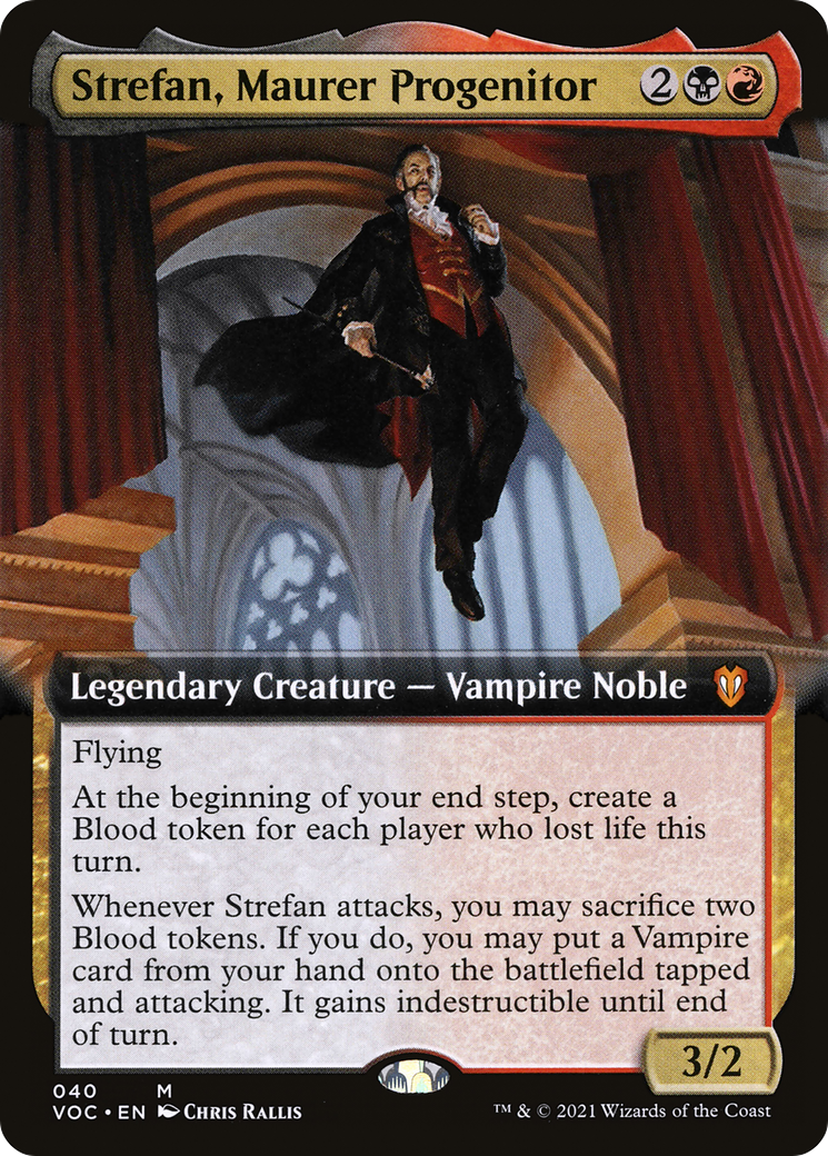 Strefan, Maurer Progenitor (Extended Art) [Innistrad: Crimson Vow Commander]-1