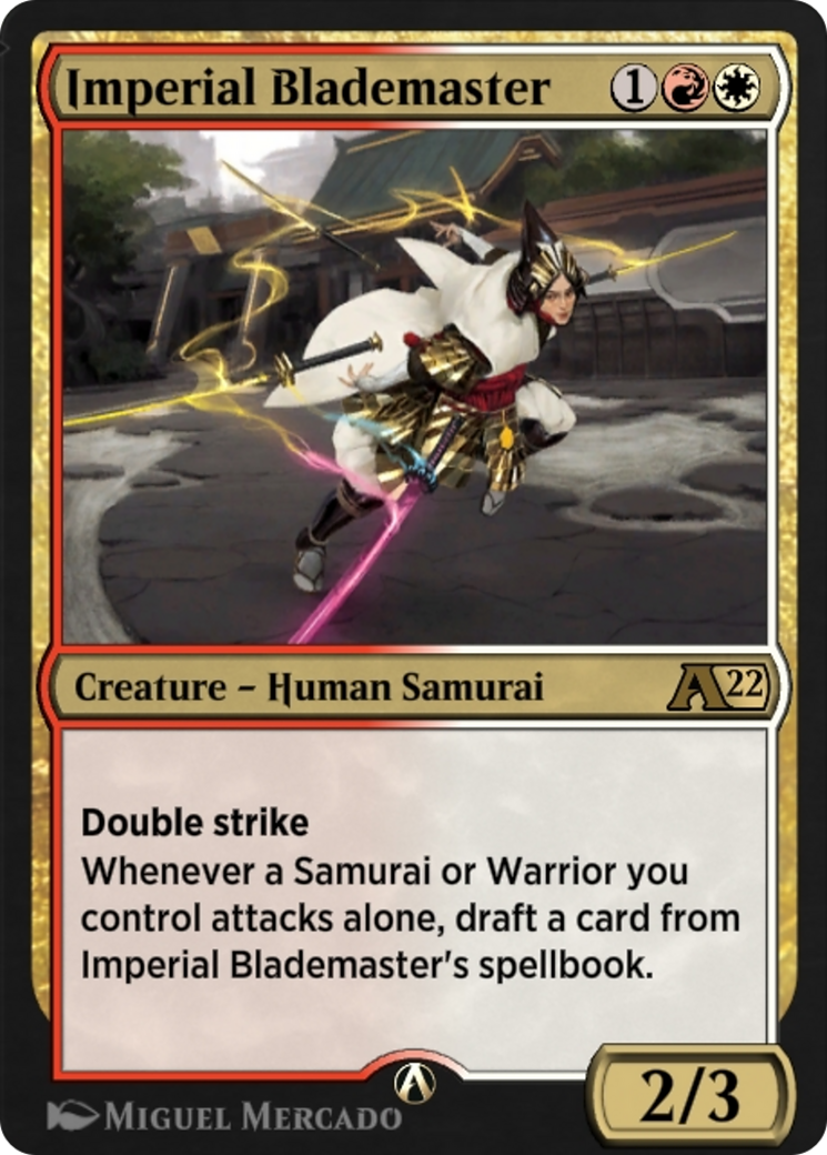 Imperial Blademaster (YNEO-030) - Alchemy: Kamigawa-1