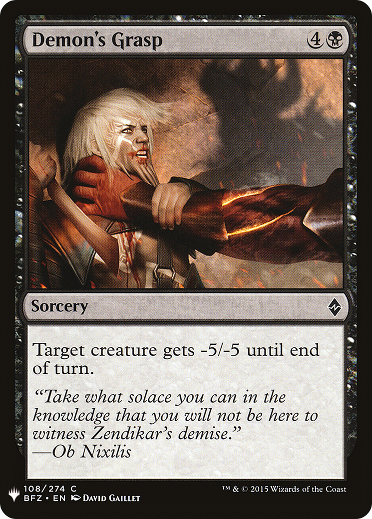 Demon's Grasp [Mystery Booster]-1