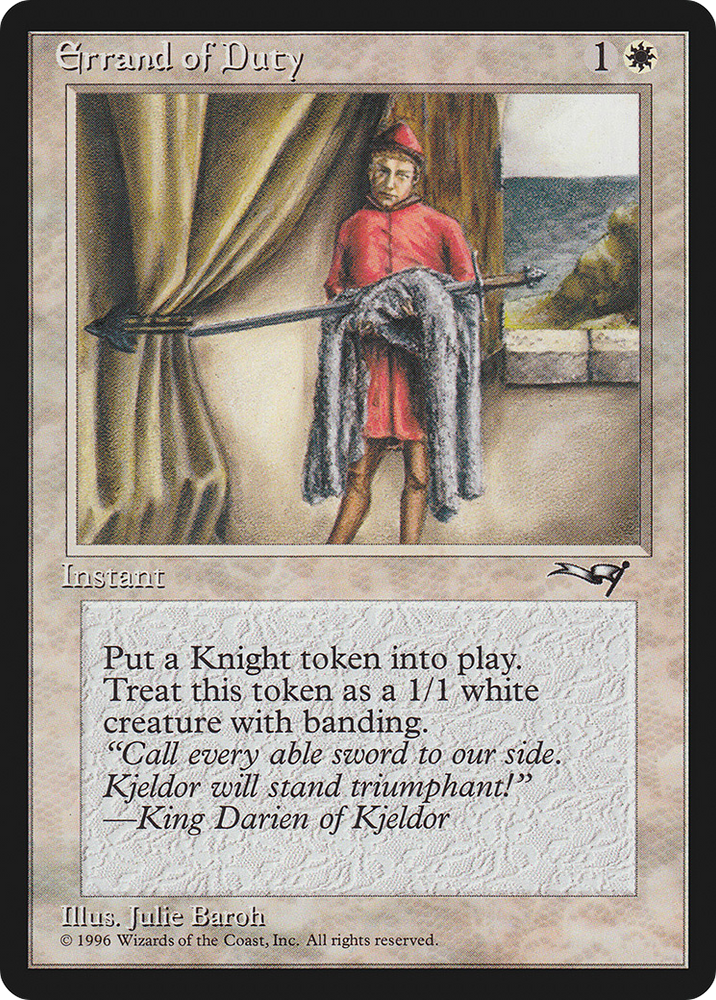 Errand of Duty (Horse) [Alliances]