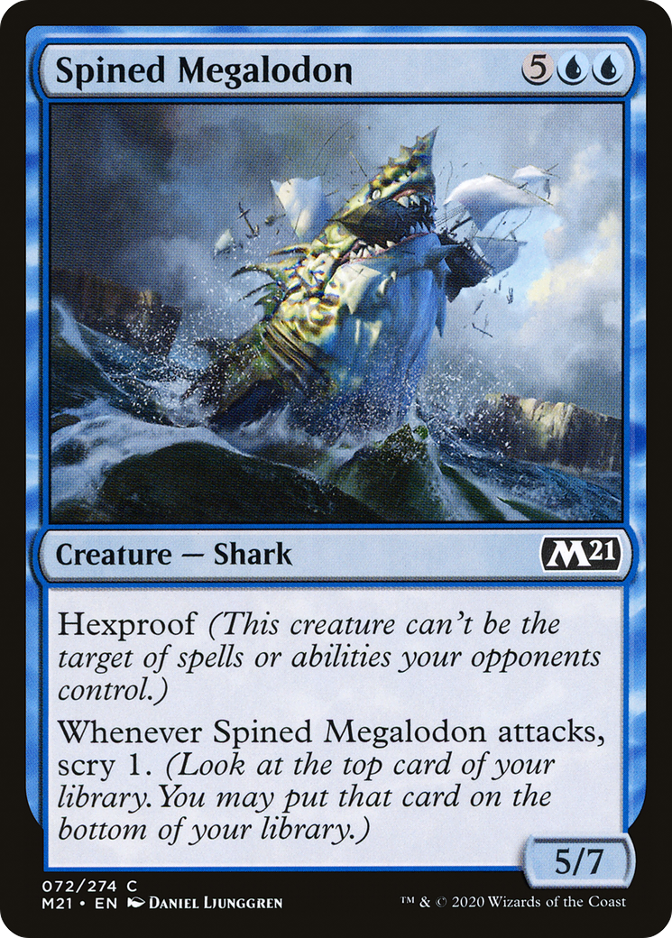 Spined Megalodon [Core Set 2021]-1