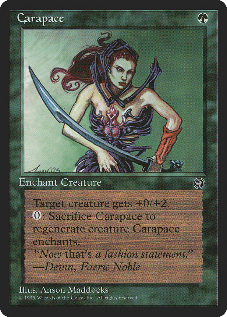 Carapace (Devin Flavor Text) [Homelands]-1