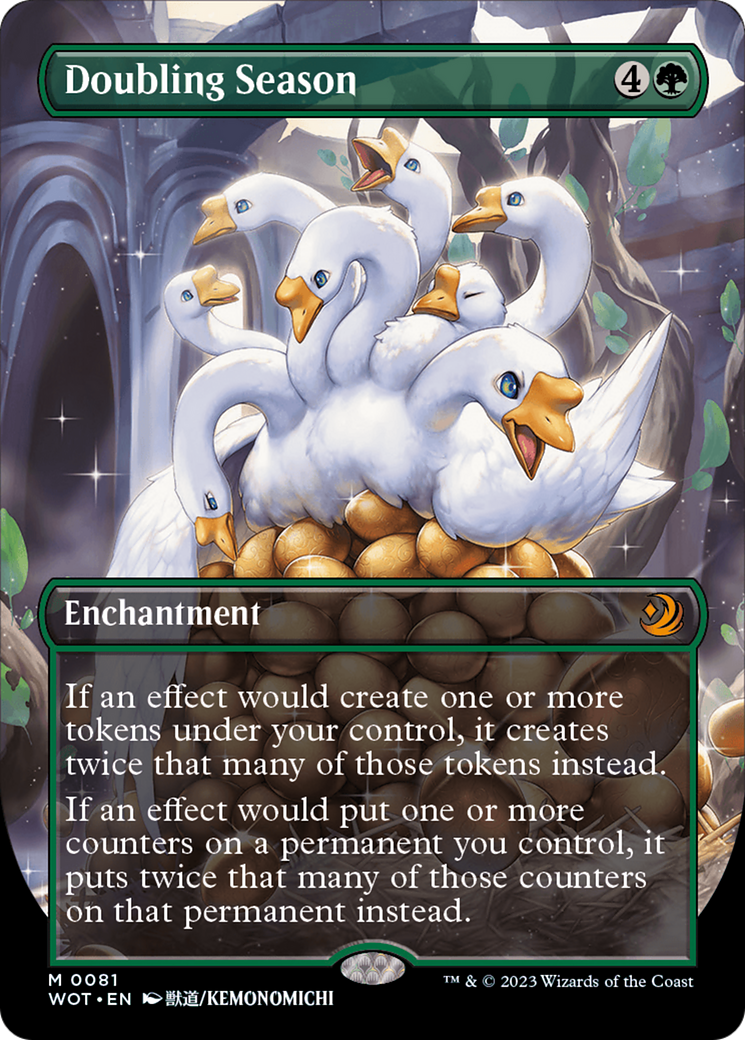 Doubling Season (Anime Borderless) [Wilds of Eldraine: Enchanting Tales]-1