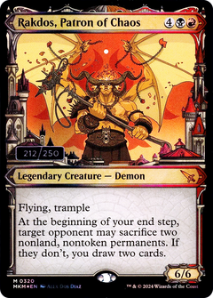 Rakdos, Patron of Chaos (Serialized) [Murders at Karlov Manor]-1