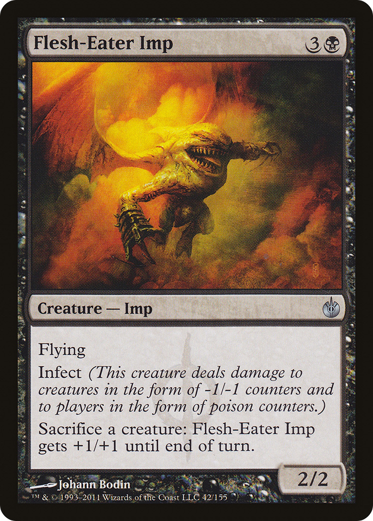 Flesh-Eater Imp [Mirrodin Besieged]-1