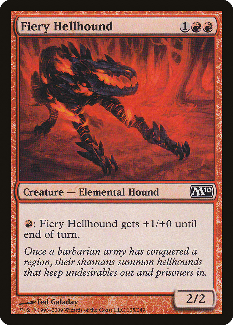 Fiery Hellhound [Magic 2010]-1