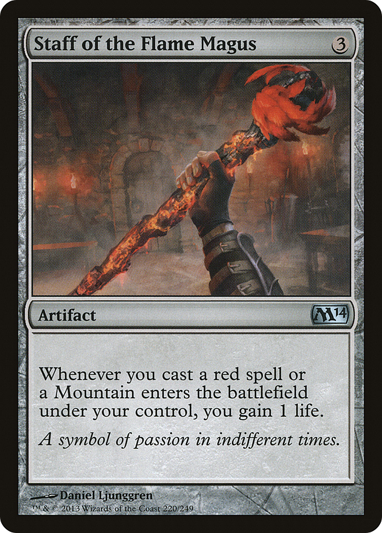 Staff of the Flame Magus [Magic 2014]-1