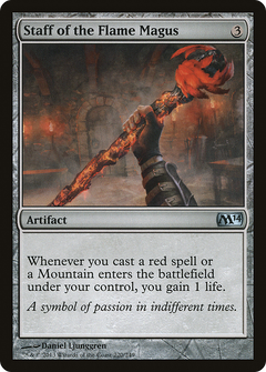 Staff of the Flame Magus [Magic 2014]-1