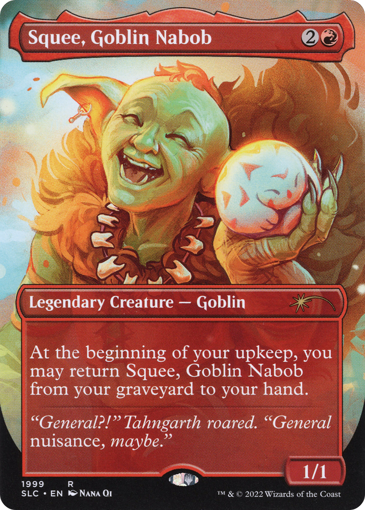 Squee, Goblin Nabob (Borderless) [Secret Lair Countdown Kit]-1