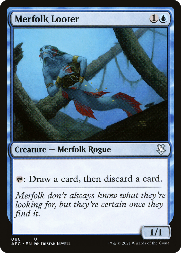 Merfolk Looter [Dungeons & Dragons: Adventures in the Forgotten Realms Commander]-1