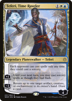 Teferi, Time Raveler (Promo Pack) [War of the Spark Promos]-1
