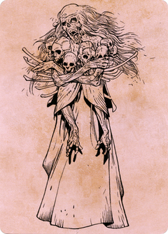 Myrkul, Lord of Bones // Myrkul, Lord of Bones (ACLB-073) - Battle for Baldur's Gate Art Series (Borderless) Foil-3