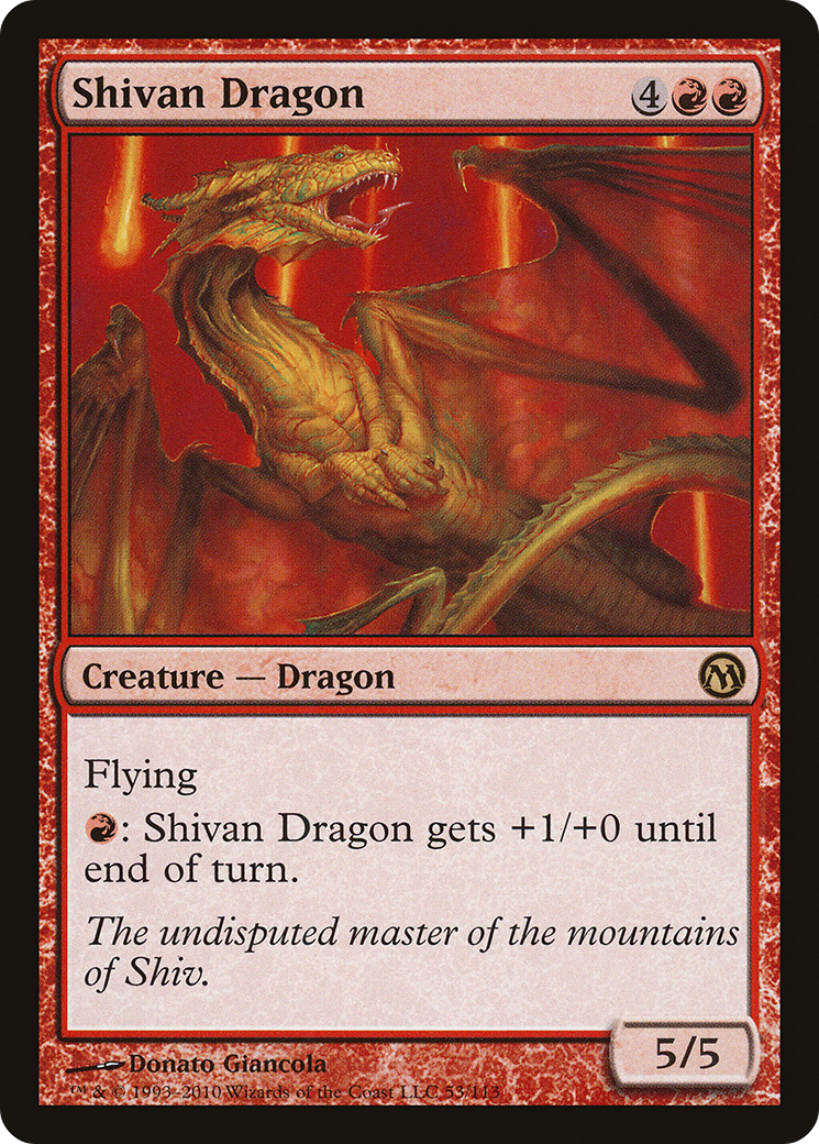 Shivan Dragon [Duels of the Planeswalkers]-1