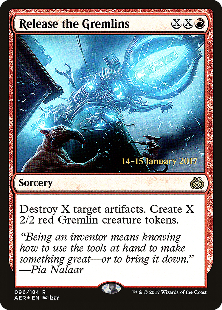 Release the Gremlins [Aether Revolt Prerelease Promos]-1