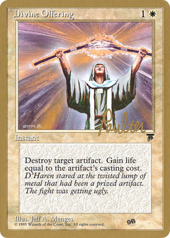 Divine Offering (Preston Poulter) (SB) [Pro Tour Collector Set]-1
