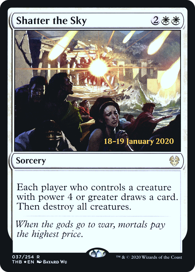 Shatter the Sky [Theros Beyond Death Prerelease Promos]-1
