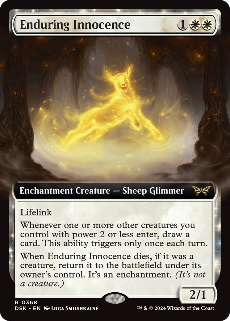Enduring Innocence (Extended Art) [Duskmourn: House of Horror]-1