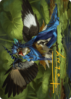 Mockingbird // Mockingbird (ABLB-009) - Bloomburrow Art Series (Borderless) Foil-3