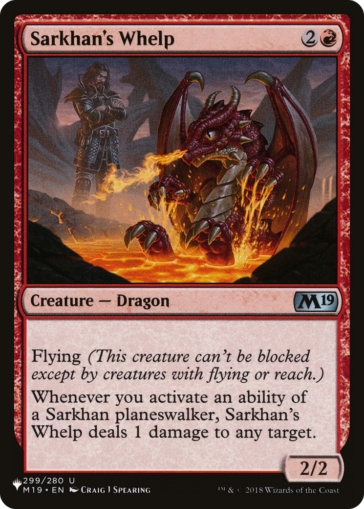 Sarkhan's Whelp [The List]-1