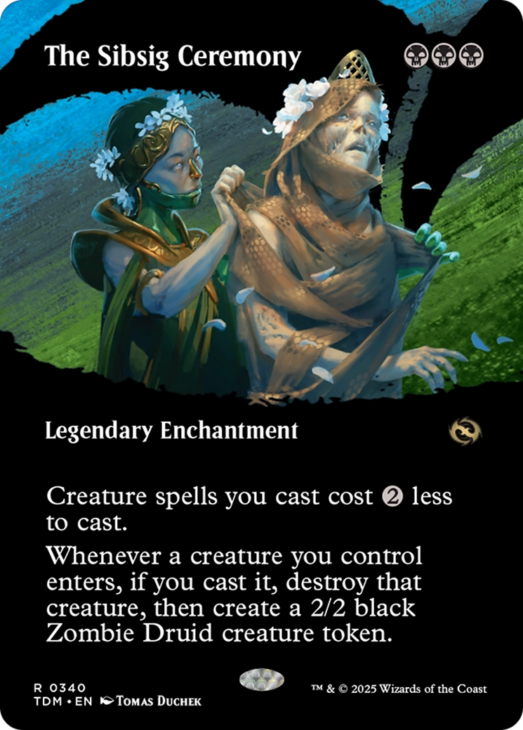 The Sibsig Ceremony (Borderless) [Tarkir: Dragonstorm]-1