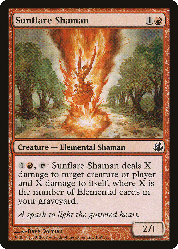 Sunflare Shaman [Morningtide]-1