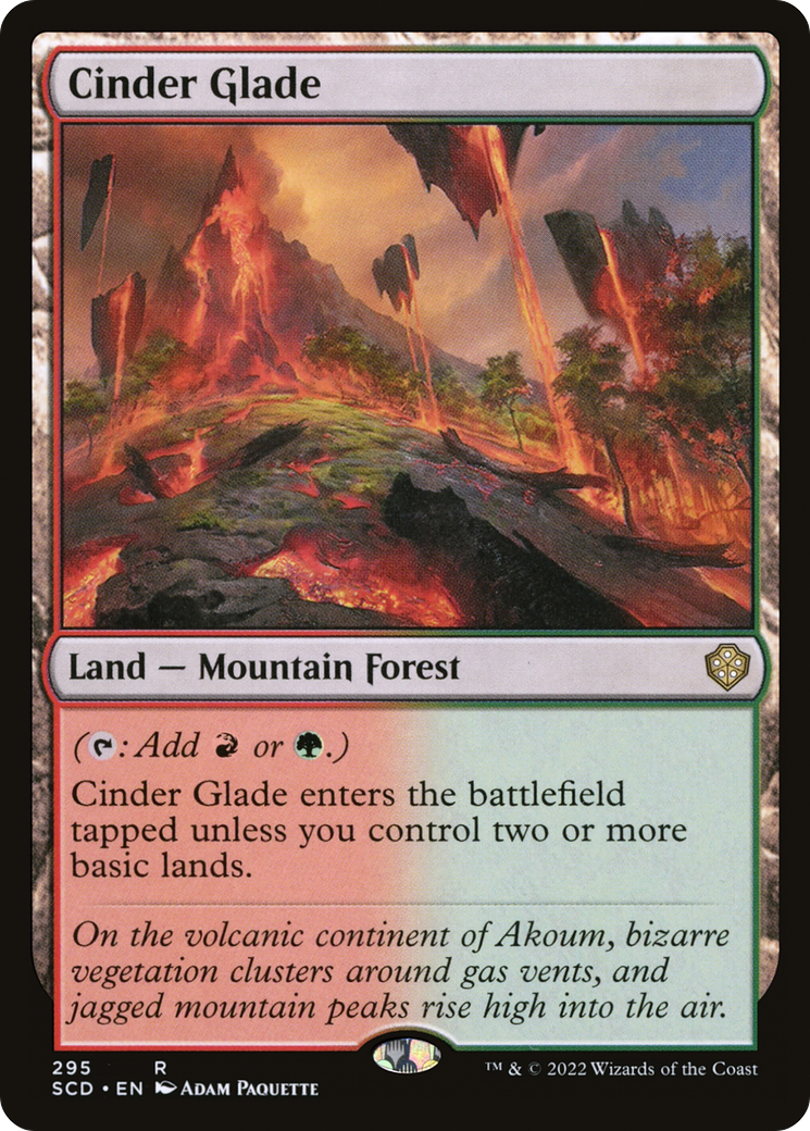 Cinder Glade [Starter Commander Decks]-1