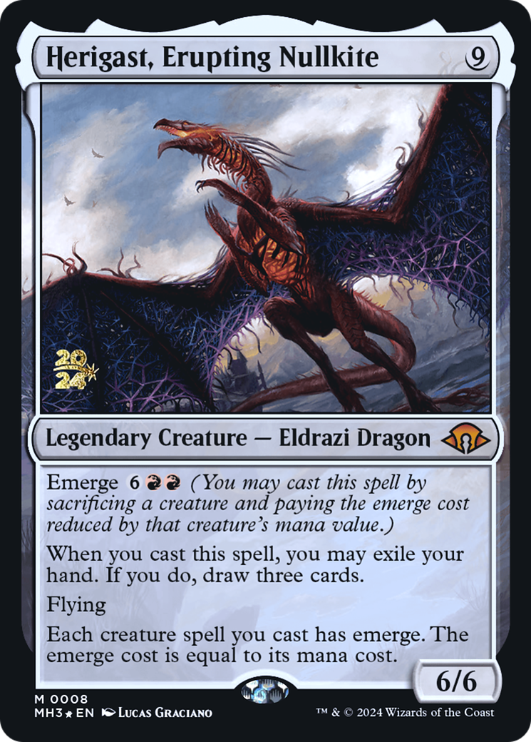 Herigast, Erupting Nullkite [Modern Horizons 3 Prerelease Promos]-1