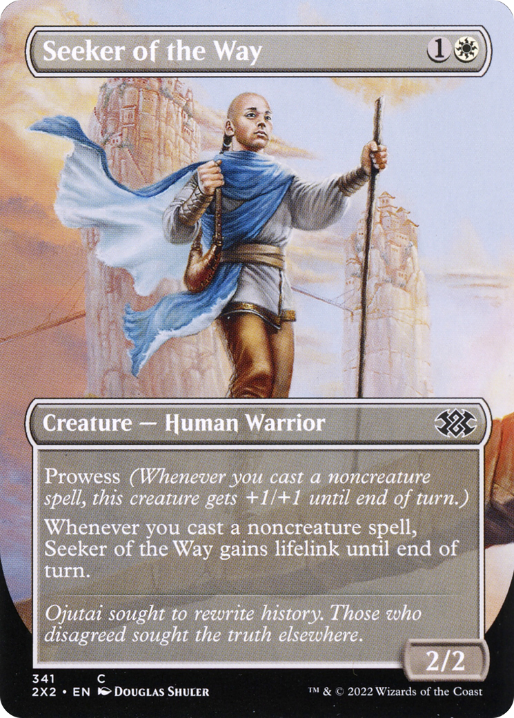 Seeker of the Way (Borderless Alternate Art) [Double Masters 2022]-1