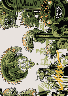 Pest Infestation // Pest Infestation (AOTJ-042) - Outlaws of Thunder Junction Art Series (Borderless)-3
