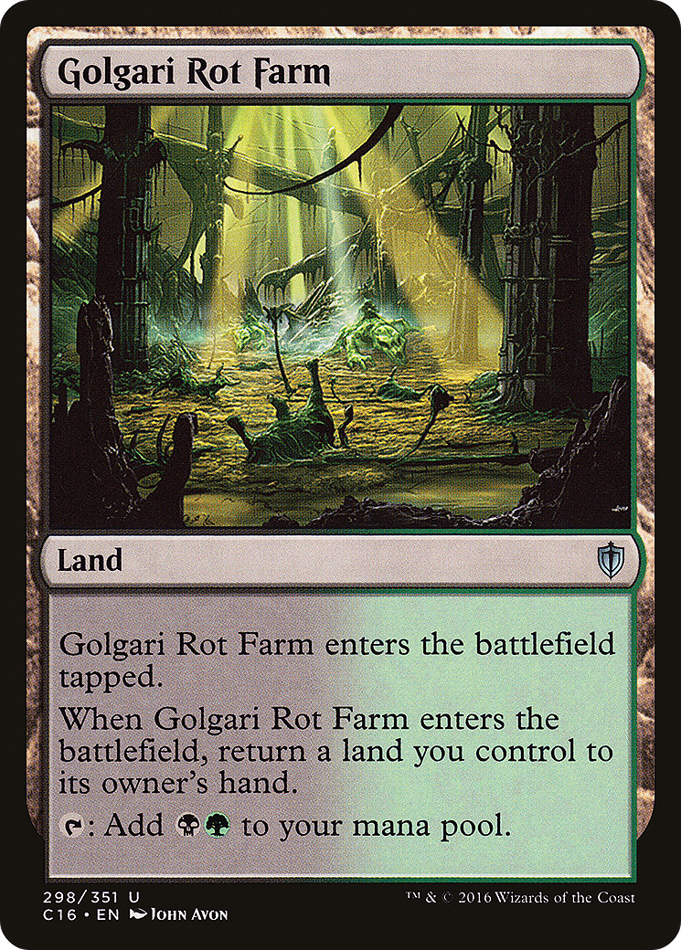 Golgari Rot Farm [Commander 2016]-1