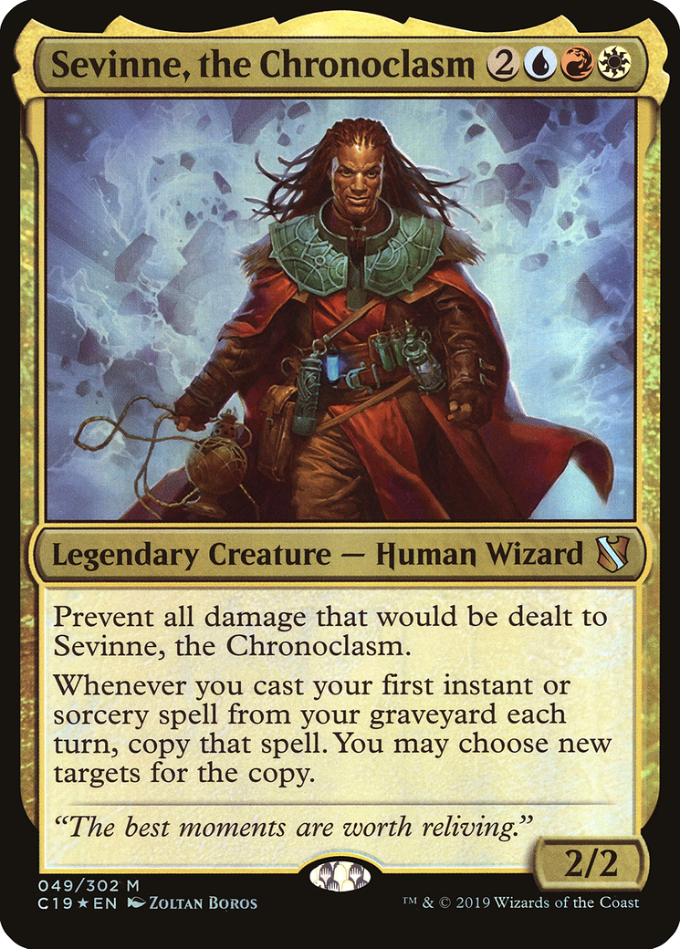 Sevinne, the Chronoclasm (Oversized) [Commander 2019 Oversized]-1