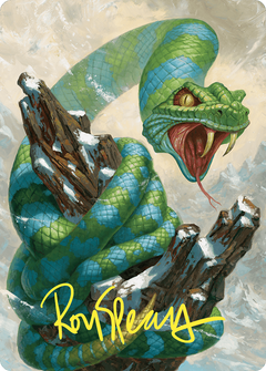 Ohran Frostfang // Ohran Frostfang (ACMM-042) - Commander Masters Art Series (Borderless)-1