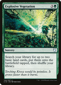 Explosive Vegetation [Commander 2018]-1