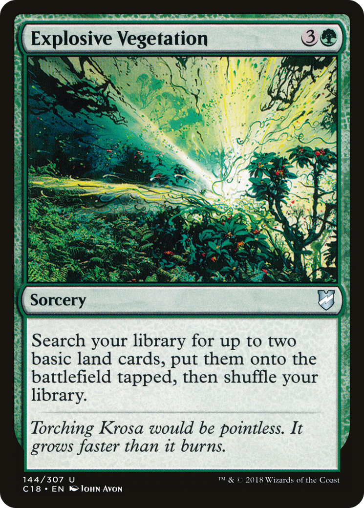 Explosive Vegetation [Commander 2018]-1