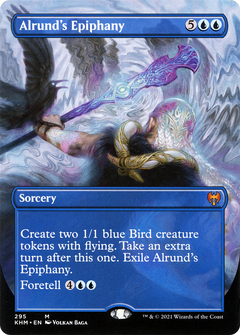 Alrund's Epiphany (Borderless Alternate Art) [Kaldheim]-1