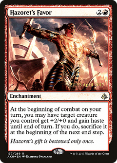 Hazoret's Favor [Amonkhet Prerelease Promos]-1