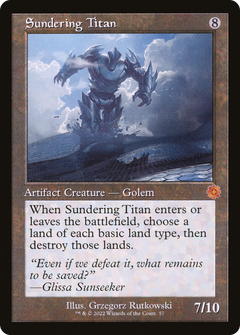 Sundering Titan (Retro) [The Brothers' War Retro Artifacts]-1