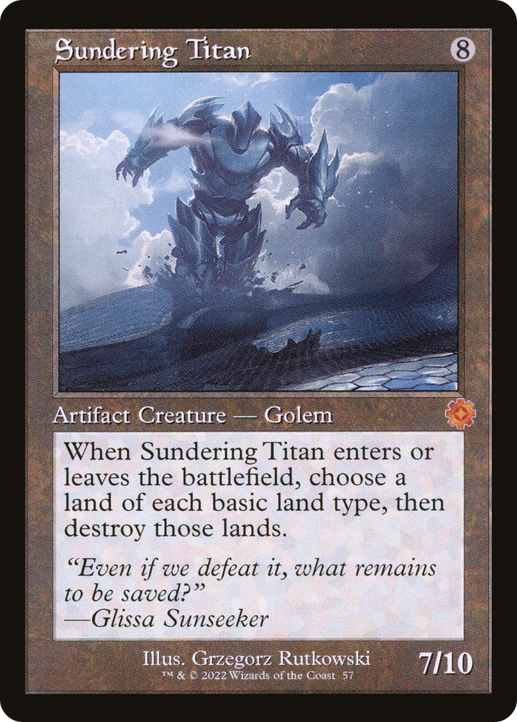 Sundering Titan (Retro) [The Brothers' War Retro Artifacts]-1