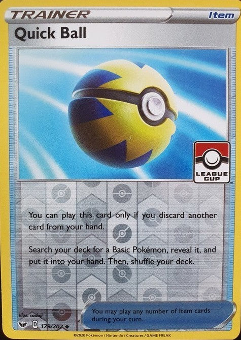 Quick Ball (179/202) (League Promo) [Sword & Shield: Base Set]-1